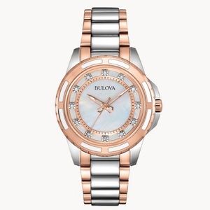 Bulova Classic Women’s Rose Gold Diamond Watch